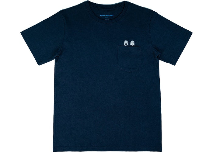 Kaws Holiday Japan Pocket Tee - Navy – Resell by Ryan