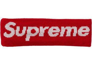 Supreme New Era Big Logo Headband - Red – Resell by Ryan