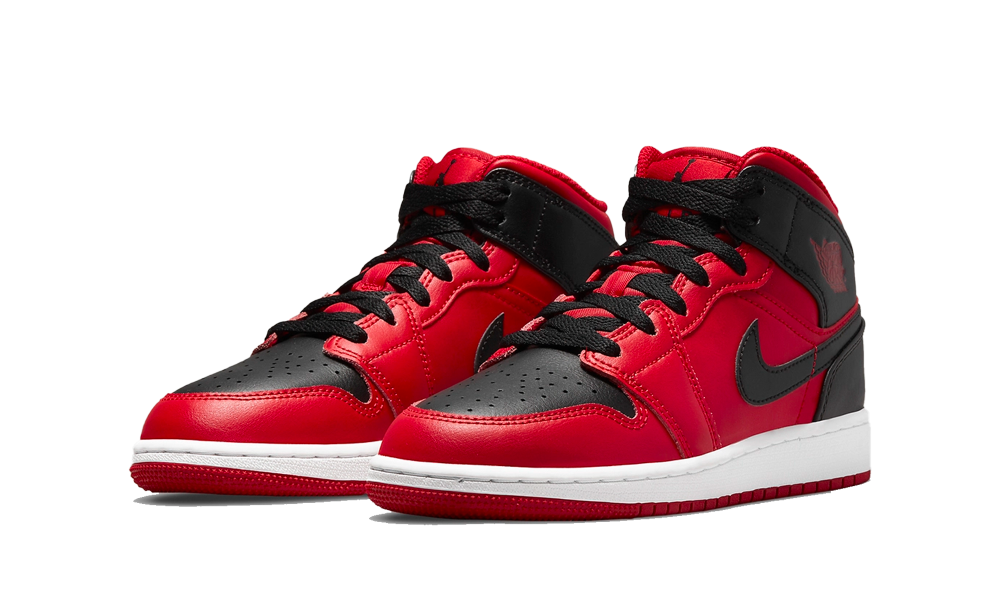 Jordan 1 Mid - Reverse Bred (GS) – Resell by Ryan Jordan 1 Mid - Reverse Bred (GS) – Resell by Ryan